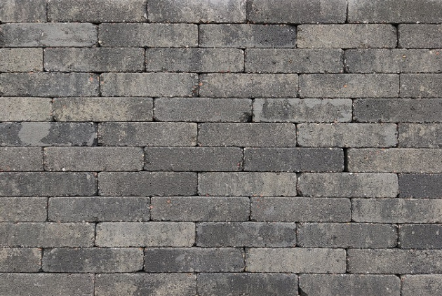 Stonique Trommel Waalformaat 5x20x7 cm Grijs/Zwart