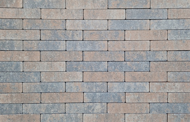Waalformaat Strak zonder facet 5x20x6 cm Tricolore