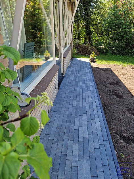 Dikformaat Strak 21(L)x7(B)x6(H) cm Grijs/Zwart