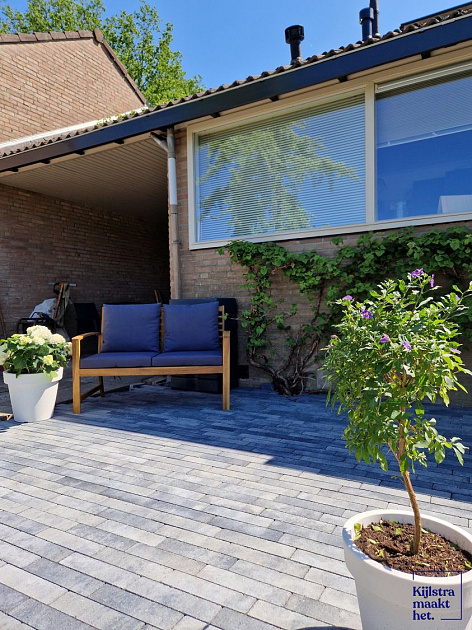 Dikformaat Strak 21(L)x7(B)x6(H) cm Grijs/Zwart