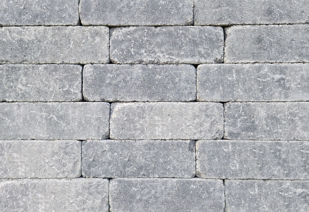 Stonique Trommel Longstone 31,5x10,5x7 cm Grijs/Zwart