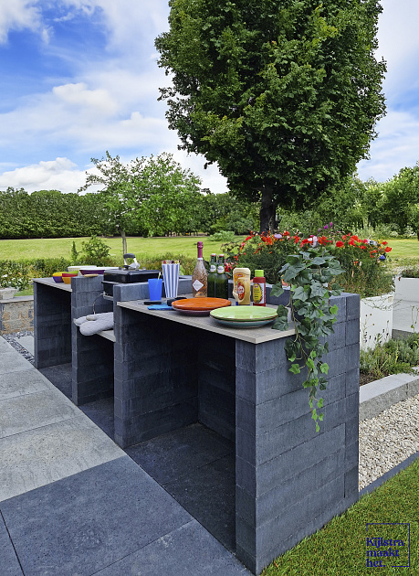 Linia Palissade 60x10x10 cm Strak Antraciet