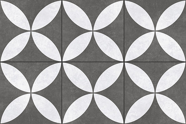 Cerasun 60x60x4 cm Flower Decor