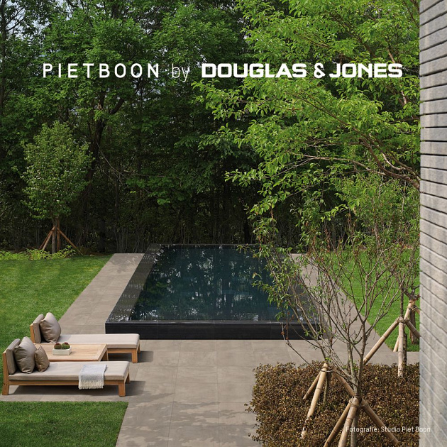 Piet Boon Outdoor 90x90x3 cm Concrete Smoke