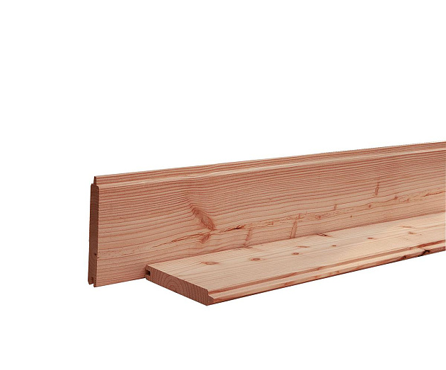 Douglas blokhutprofiel onbehandeld geschaafd 2,8x19,5x300 cm