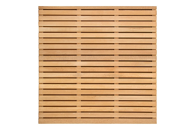 Tuinscherm Prinsenbeek geschaafd onbehandeld bangkiraihout 40-planks 180x180 cm