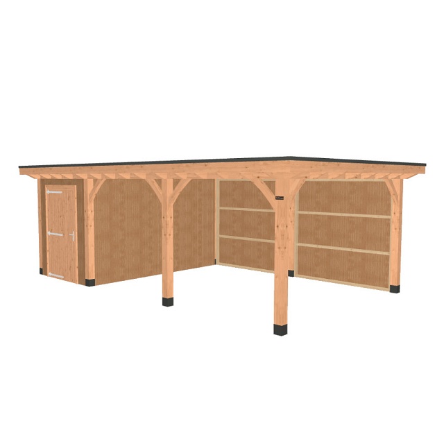 Almere Outlet Hillhout Buitenverblijf  693 x 399 cm met berging.