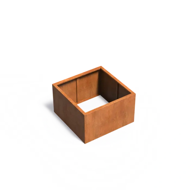 Plantenbak Carrez zonder bodem cortenstaal 100x100x60 cm
