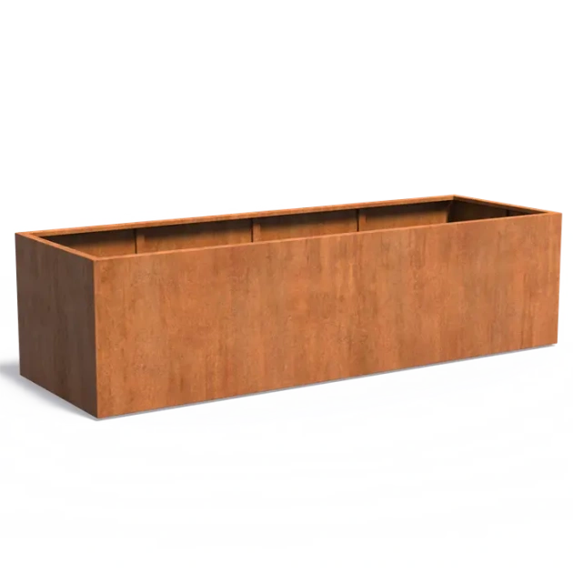 Plantenbak Carrez zonder bodem cortenstaal 300x100x80 cm