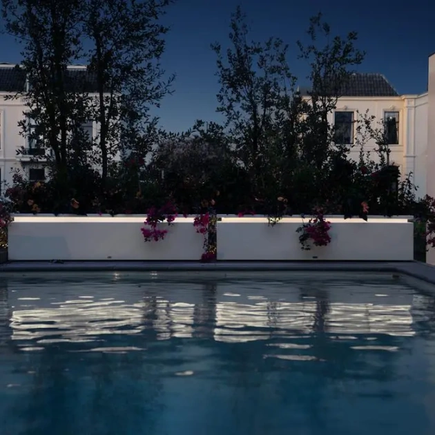 Carrez in-lite Ready cortenstaal opzetrand voor verlichting 80x80x8,9 cm