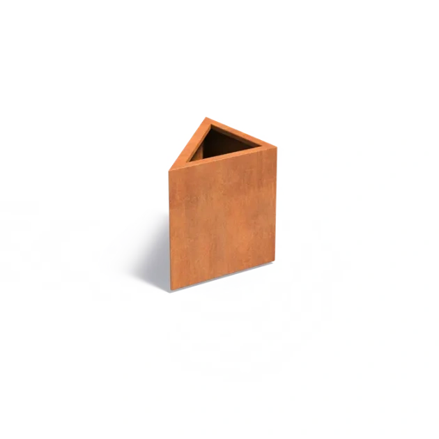 Plantenbak Triangle cortenstaal 60x60x60 cm
