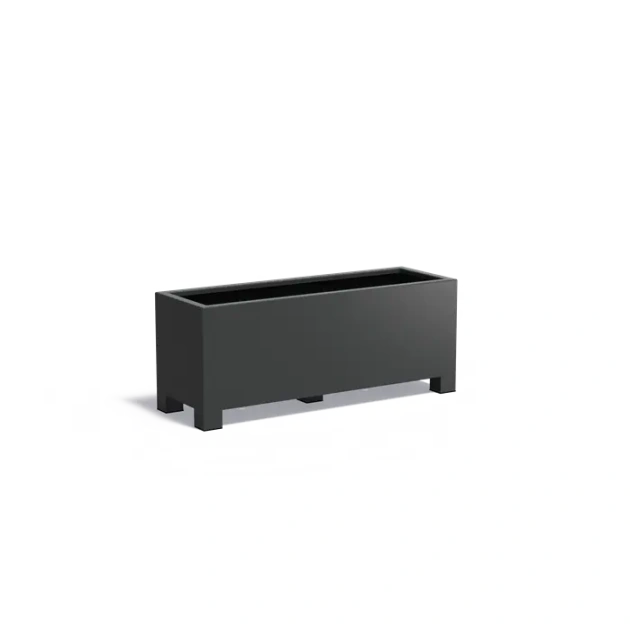 Plantenbak Carrez met poten aluminium 150x50x60 cm