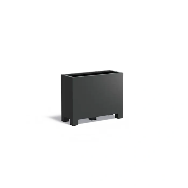 Plantenbak Carrez met poten aluminium 100x40x80 cm