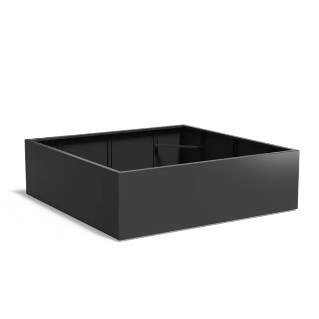 Plantenbak Carrez met bodem aluminium 200x200x60 cm