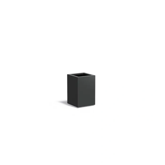 Plantenbak Carrez met bodem aluminium 40x40x60 cm