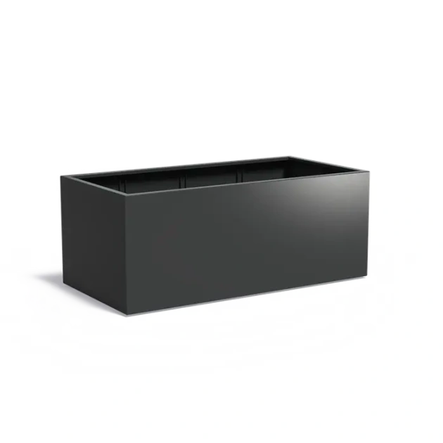 Plantenbak Carrez met bodem aluminium 200x100x80 cm