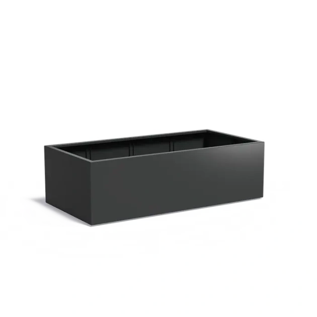 Plantenbak Carrez met bodem aluminium 200x100x60 cm