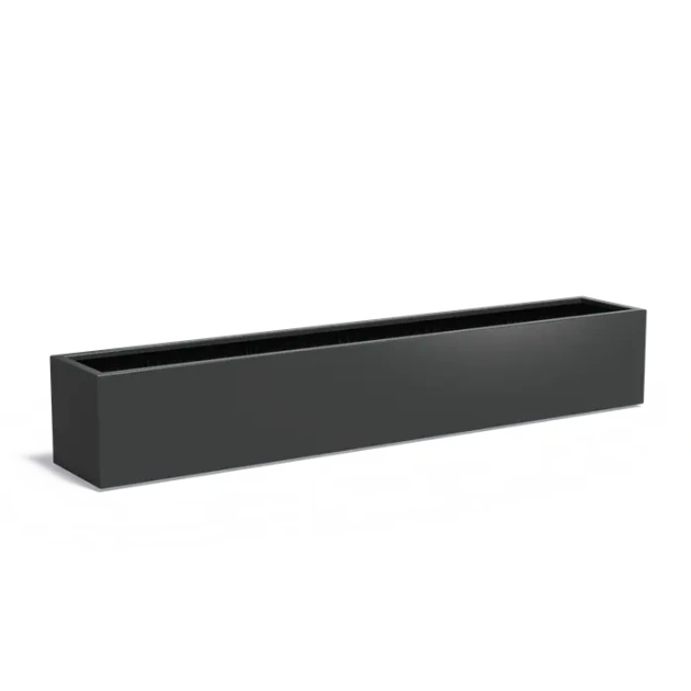 Plantenbak Carrez met bodem aluminium 300x50x50 cm