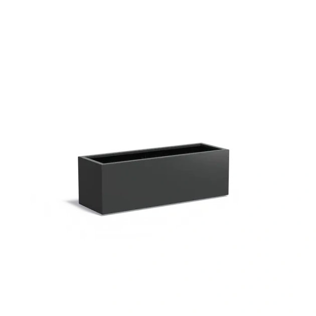 Plantenbak Carrez met bodem aluminium 150x50x50 cm