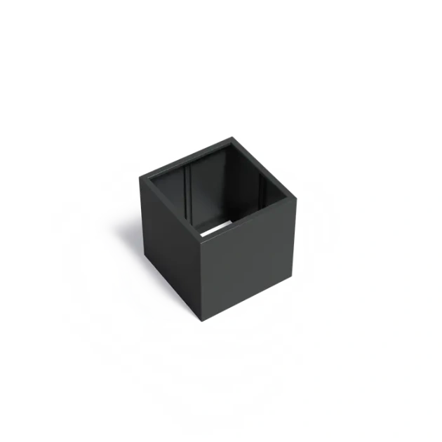 Plantenbak Carrez zonder bodem aluminium 80x80x80 cm