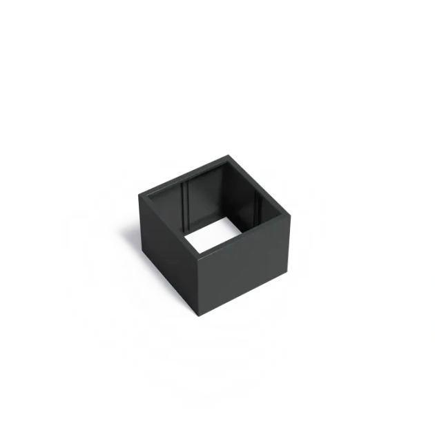 Plantenbak Carrez zonder bodem aluminium 80x80x60 cm