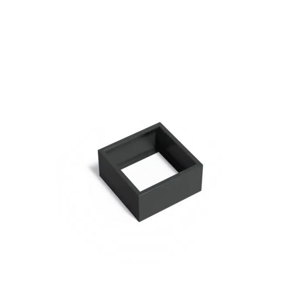 Plantenbak Carrez zonder bodem aluminium 80x80x40 cm