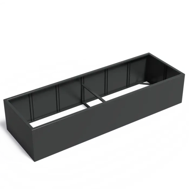 Plantenbak Carrez zonder bodem aluminium 300x100x60 cm