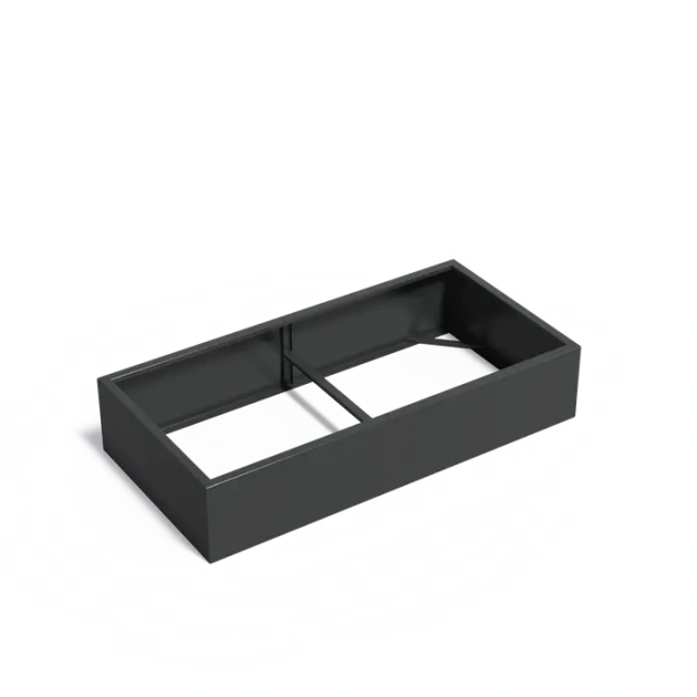 Plantenbak Carrez zonder bodem aluminium 200x100x40 cm