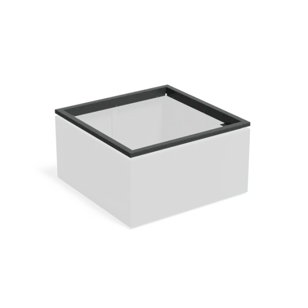 Carrez in-lite Ready aluminium opzetrand voor verlichting 120x120x9,1 cm