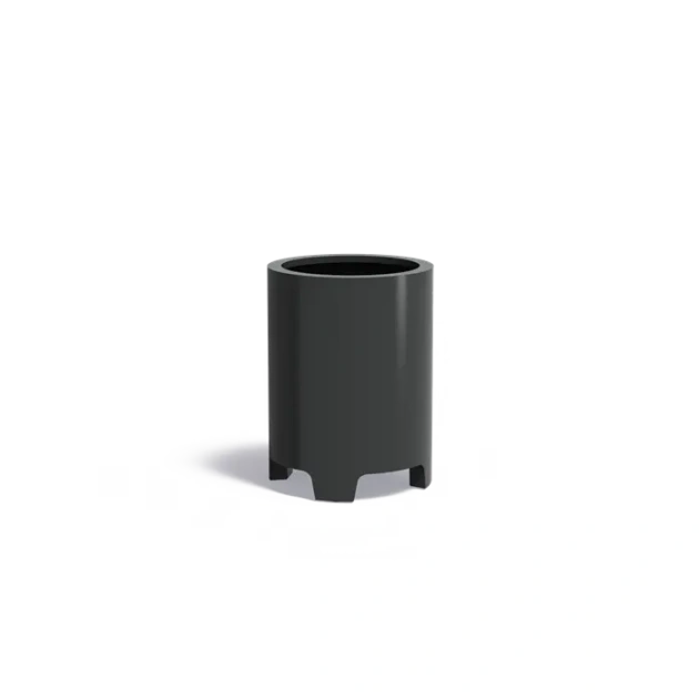 Plantenbak Circum met poten aluminium Ø60x80 cm