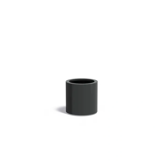 Plantenbak Circum met bodem aluminium Ø50x50 cm