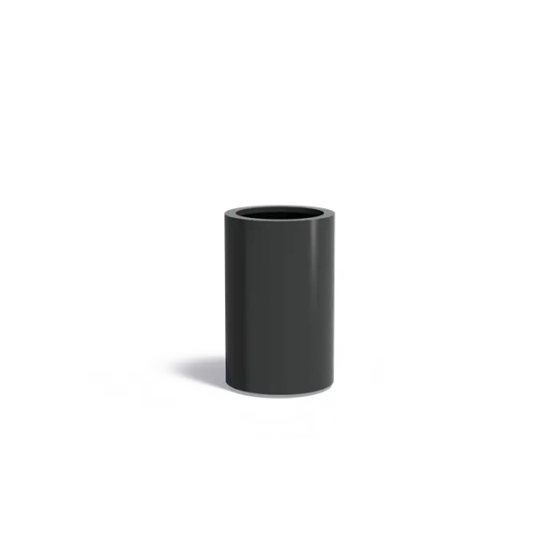 Plantenbak Circum met bodem aluminium Ø50x80 cm