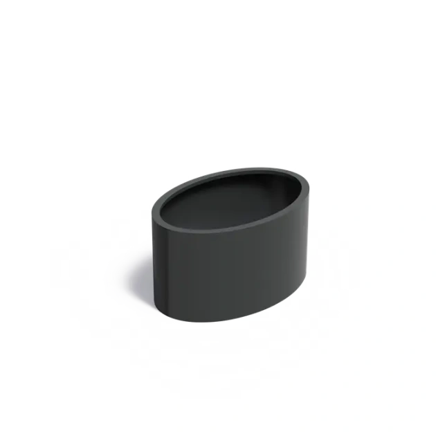 Plantenbak Ellipse zonder bodem aluminium 120x80x60 cm