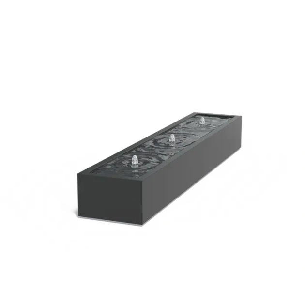 Watertafel standaard aluminium 300x60x40 cm