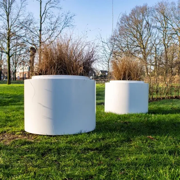 Plantenbak Topic aluminium Ø100x80 cm