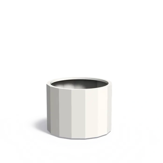 Zestienhoekige plantenbak Boxer aluminium 80x60 cm