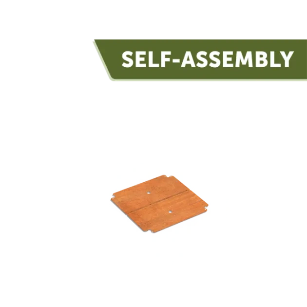 Bodemplaat Carrez Connect cortenstaal 60x60 cm