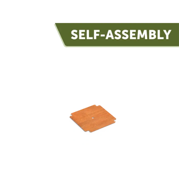 Bodemplaat Carrez Connect cortenstaal 50x50 cm