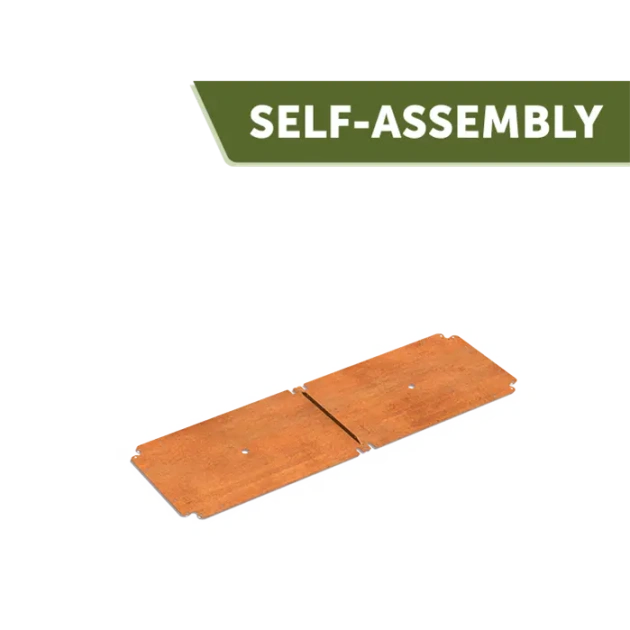 Bodemplaat Carrez Connect cortenstaal 150x50 cm