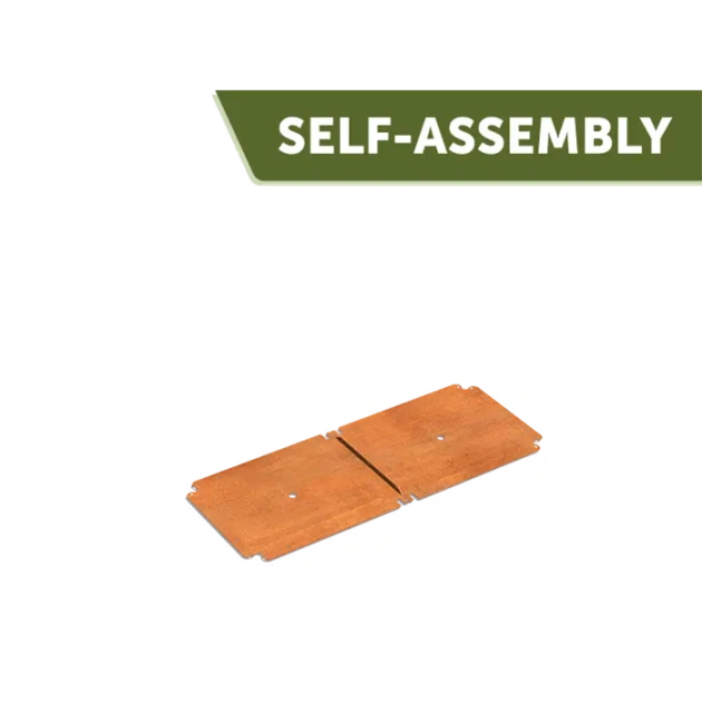 Bodemplaat Carrez Connect cortenstaal 120x50 cm