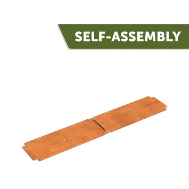 Bodemplaat Carrez Connect cortenstaal 200x40 cm