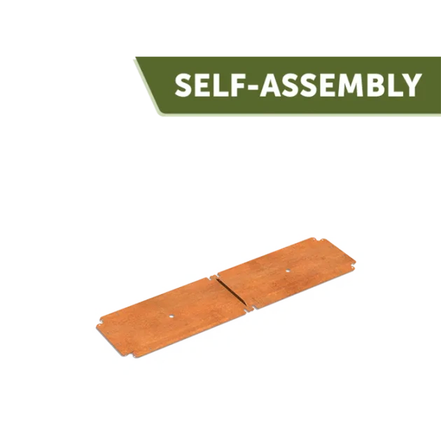 Bodemplaat Carrez Connect cortenstaal 150x40 cm