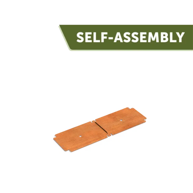 Bodemplaat Carrez Connect cortenstaal 120x40 cm