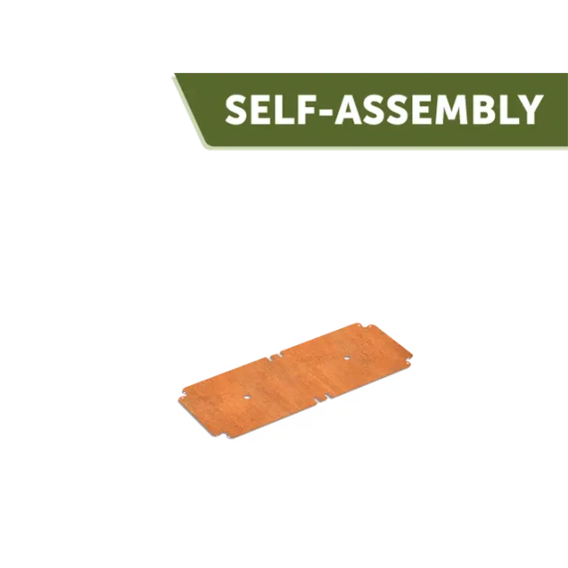 Bodemplaat Carrez Connect cortenstaal 100x40 cm