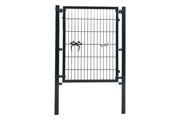 Metalen Tuinpoort Enkel 200x100 cm Antraciet