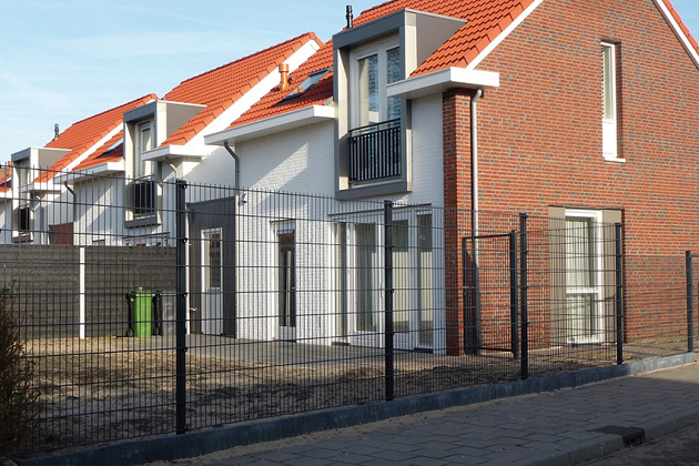 Metalen Hoekpaal 4x6x260 cm Antraciet