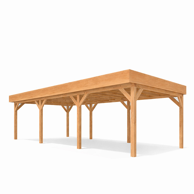 JWOODS Buitenverblijf 800x370 cm, Geschaafd