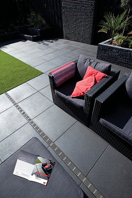 ACO Slimline Watergoot Aluminium