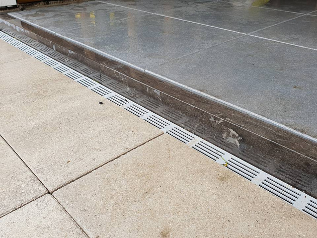 ACO Slimline Watergoot Aluminium