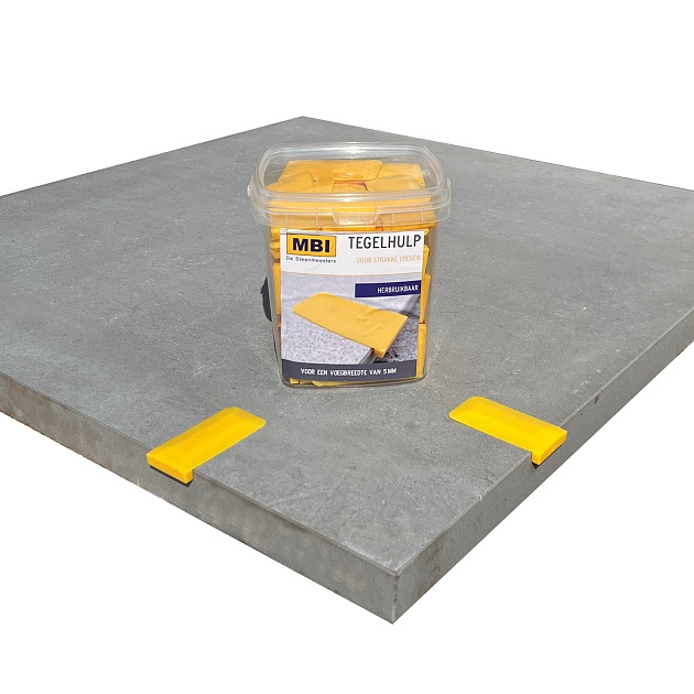 MBI Tegelhulp voegkruis herbruikbaar, emmer 100 st